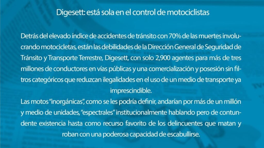 La siniestralidad en moto revela límites del control vial estatal