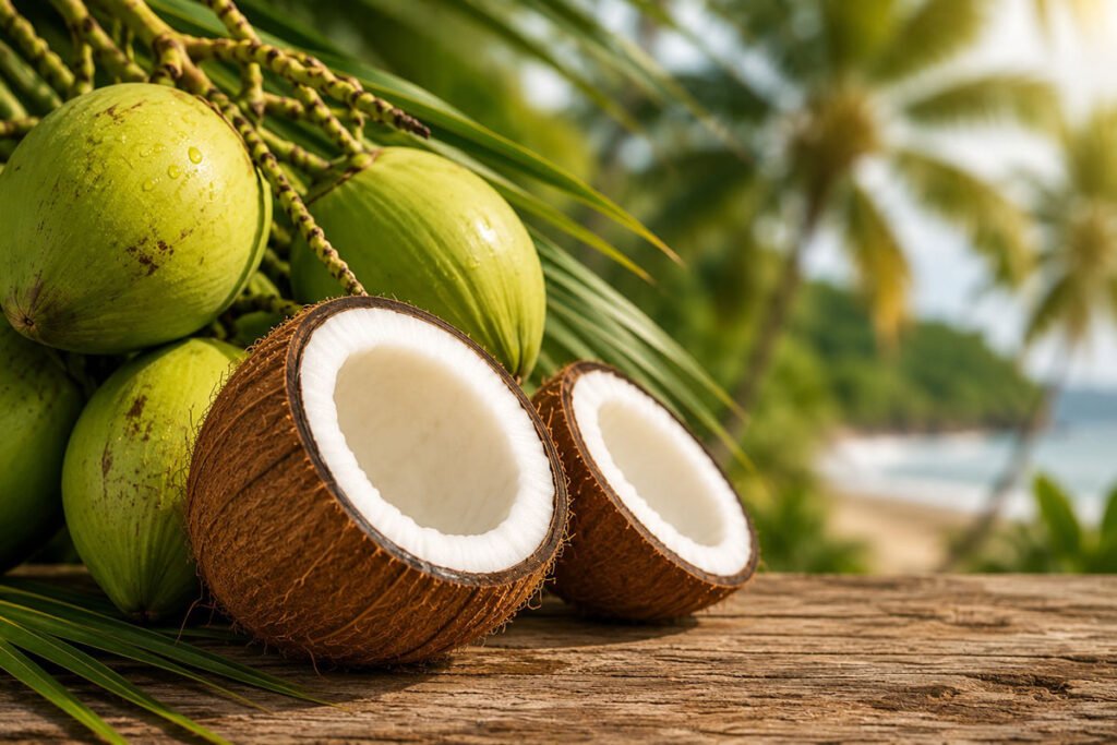 Sube la producción de coco en República Dominicana mientras caen con fuerza las exportaciones