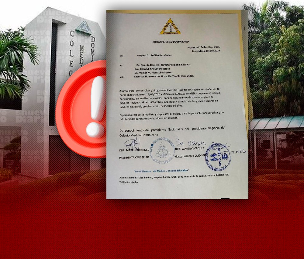 CMD llama a paro de 48 horas en hospital de El Seibo por reclamos pendientes en el sistema público