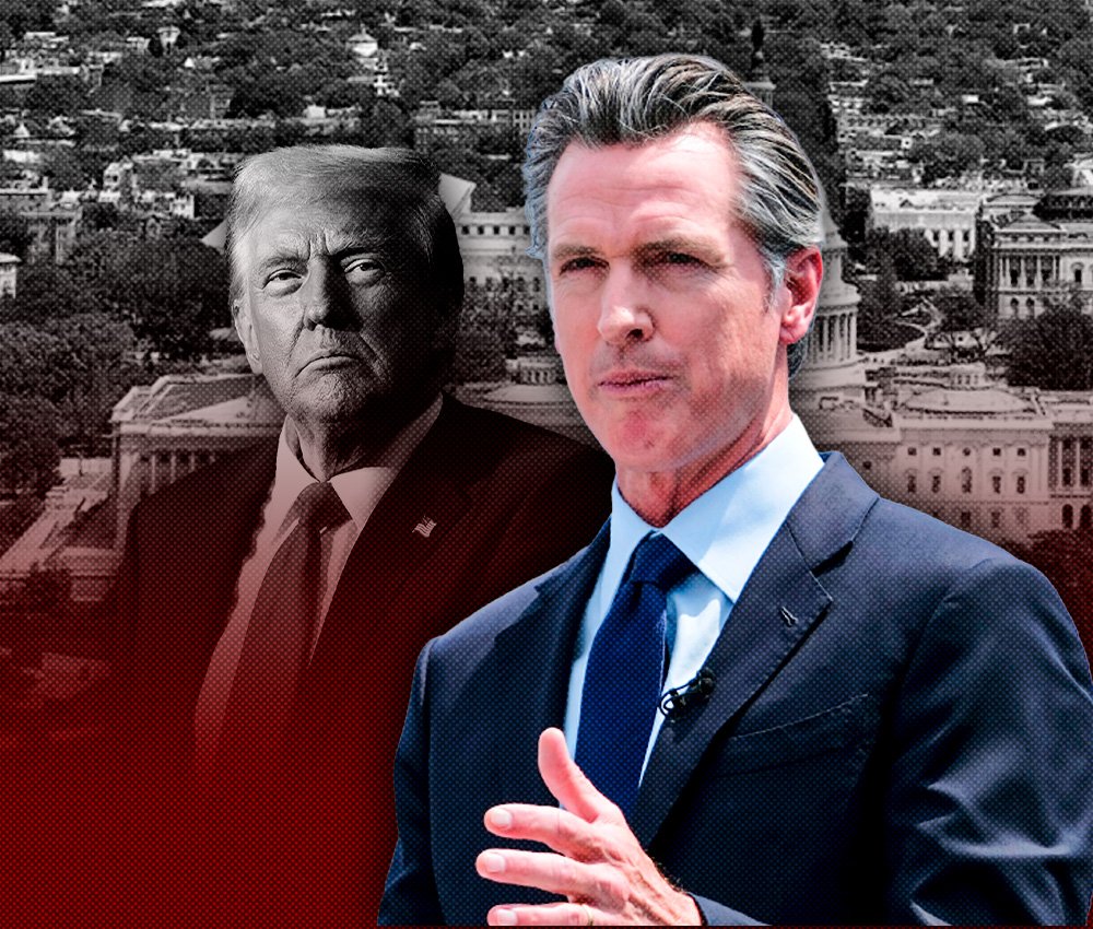 Newsom acusa en Washington a Trump de una «historia de corrupción» y critica la respuesta institucional