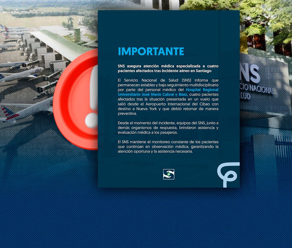 Cuatro pasajeros continúan en observación tras el incidente de un vuelo que volvió a Santiago sin aclararse las causas