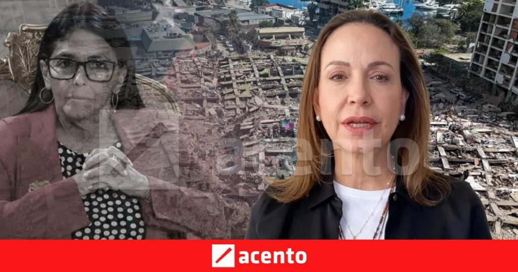 Machado acusa a Caracas de bloquear su regreso y de agravar la emergencia por los terremotos