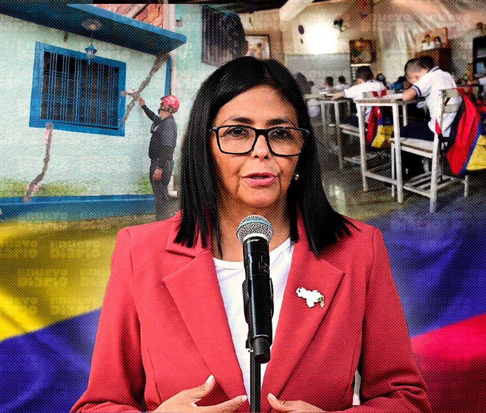 Delcy Rodríguez prolonga por una semana la suspensión de clases y ordena inspecciones tras los sismos