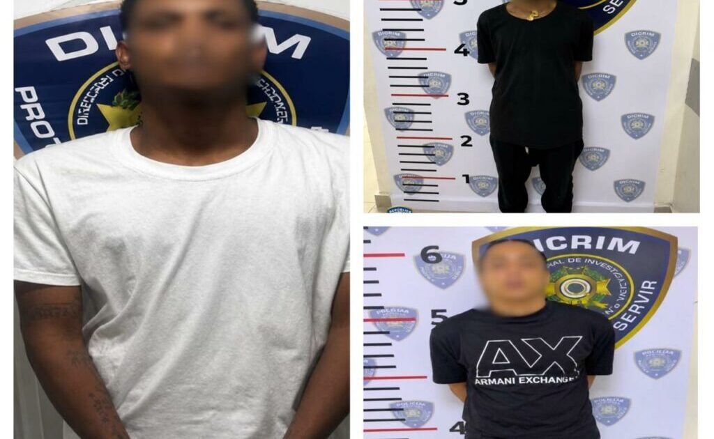 Tres detenidos tras un asalto en Los Mina que dejó un herido y un sospechoso huyendo