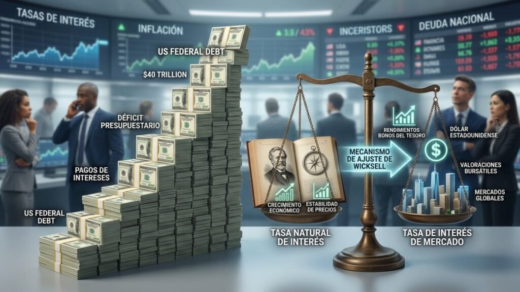 Deuda récord de Estados Unidos reabre la alerta sobre gasto, tasas y costo fiscal