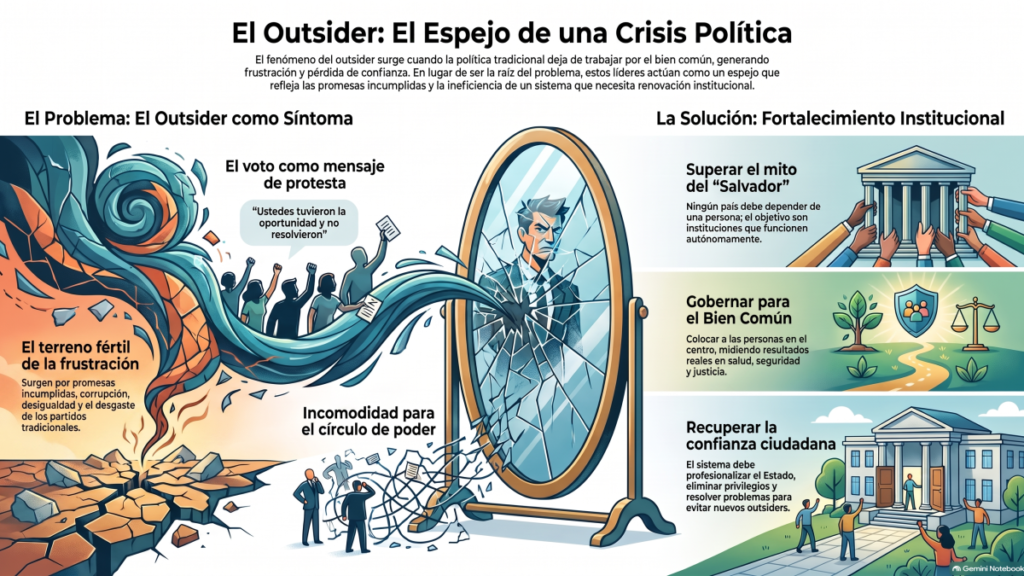 El auge del outsider expone el desgaste de la política y la falta de respuestas del poder