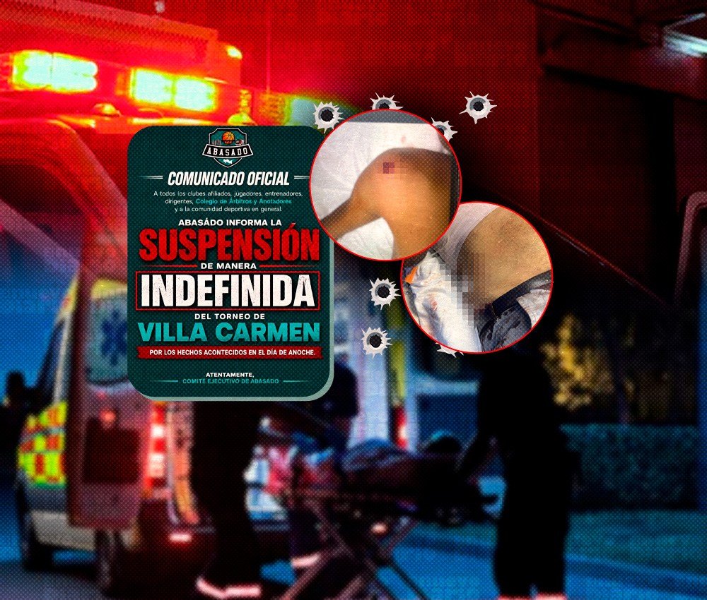 Suspenden indefinidamente torneo de Villa Carmen tras tiroteo que dejó dos heridos