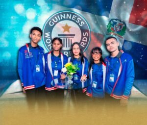Completa el reto, pero el Guinness sigue pendiente para cinco jóvenes dominicanos